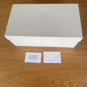 Maison Margiela GAT Shoe Box w/Tissue, Card, and Envelope